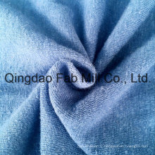 Tissu à manches courtes en chanvre / coton organique (QF13-0346)